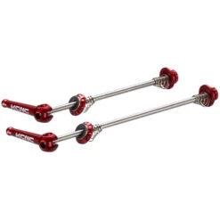 KCNC KQR-Skewer MTB Blocage Rapide Titane, Rouge