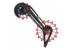Jockey Wheel System KCNC Galets De Dérailleur Shimano 8000/9100 12+16 Dents Roulement Céramique Rouge