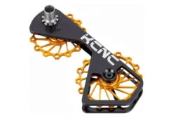 Jockey Wheel System KCNC Galets De Dérailleur Shimano 6800/9000 14+16 Dents Roulement Céramique Or