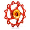 Jockey Wheel KCNC Rouge 11 Dents -Kcnc 192478160531f28a1e1a3.62647499