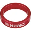 KCNC Headset Spacer 1 1/8" 8mm, Rouge -Kcnc kcnc headset spacer 1 1 8 8mm rot 1