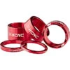 KCNC Hollow Design Entretoise De Jeu De Direction 1 1/8" 3/5/10/14/20mm, Rouge -Kcnc kcnc hollow design headset spacer 1 1 8 3 5 10 14 20mm red 1