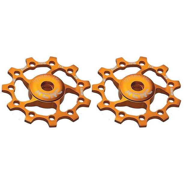 KCNC Roues De Poulie 9/10/11 Vitesses 11 Dents, Or 3 KCNC Roues De Poulie 9/10/11 Vitesses 11 Dents, Or