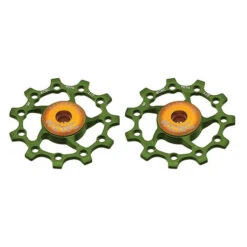 KCNC Galet Roulement Céramique 11 Dents 1 Paire, Vert