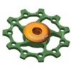 KCNC Galet 11 Dents Roulement En Céramique, Vert -Kcnc kcnc jockey wheel 11t ceramic bearing green 1