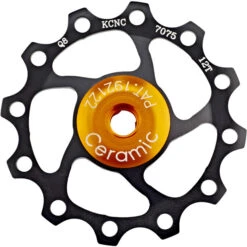 KCNC Jockey Wheel 12 Dents Palier Céramique, Noir