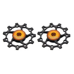 KCNC Jockey Wheel 13 Dents Roulement En Inox 1 Paire, Noir