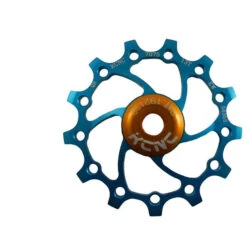KCNC Galets De Dérailleur 14 Dents Narrow Wide, Bleu