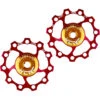 KCNC Roues De Poulie 9/10/11 Vitesses 11 Dents, Rouge -Kcnc kcnc jockey wheel ss bearing 11 zaehne paar red 1