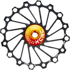 KCNC Galet Roulement Narrow Wide 16 Dents Acier Inox, Noir