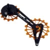 KCNC Système De Roue Jockey 14/16 Dents Avec Roulement SUS Pour SRAM Red 10/11 Vitesses, Noir/Or -Kcnc kcnc jockey wheel system 14 16t with sus bearing for sram red 10 11 speed gold 1