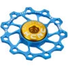 KCNC Ultra Galet 11 Dents, Roulement Acier Inox, Bleu -Kcnc kcnc jockey wheel ultra 11 zaehne ss bearing blau 1