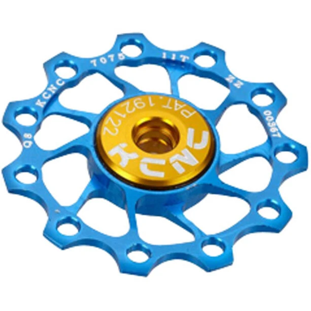 KCNC Ultra Galet 11 Dents, Roulement Acier Inox, Bleu 3 KCNC Ultra Galet 11 Dents, Roulement Acier Inox, Bleu