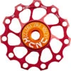 KCNC Ultra Galet 11 Dents, Roulement Acier Inox, Rouge -Kcnc kcnc jockey wheel ultra 11 zaehne ss bearing rot 1