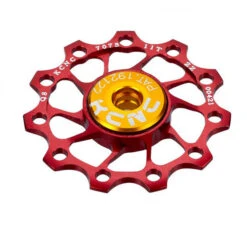 KCNC Ultra Galet 12 Dents, Roulement Acier Inox, Rouge