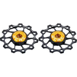 KCNC Ultra Galet 13 Dents Roulement En Inox 1 Paire, Noir